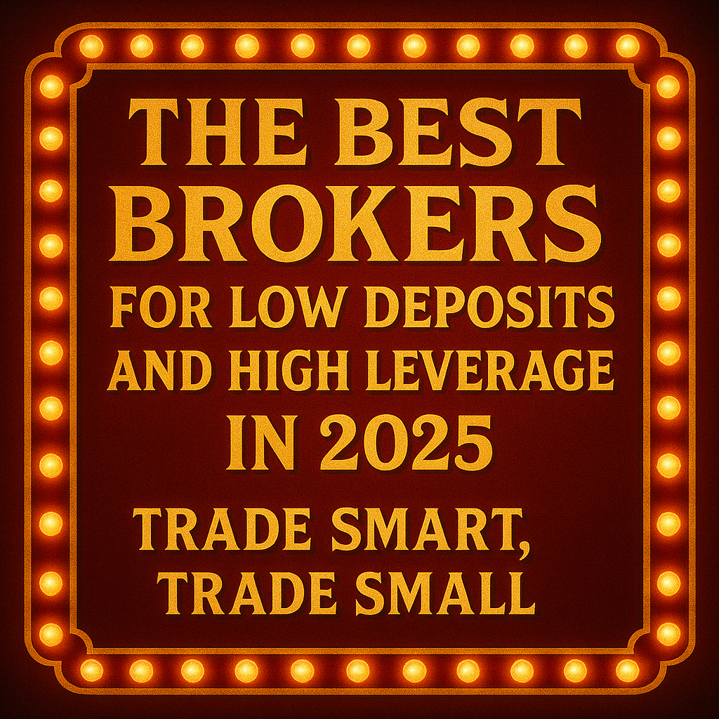 The Best Brokers for Low Deposits and High Leverage in 2025: Trade Smart, Trade Small!