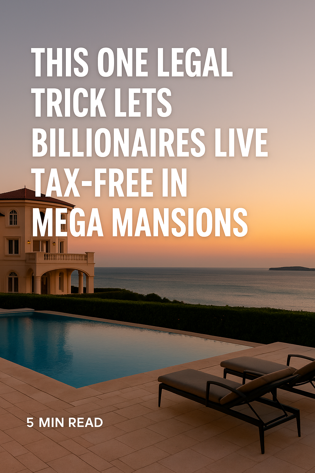 THIS ONE LEGAL TRICK LETS BILLIONAIRES LIVE TAX-FREE IN MEGA MANSIONS