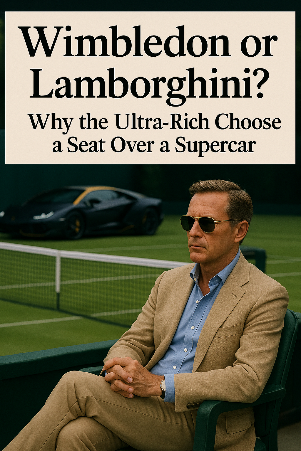 Wimbledon or Lamborghini? Why the Ultra-Rich Choose a Seat Over a Supercar