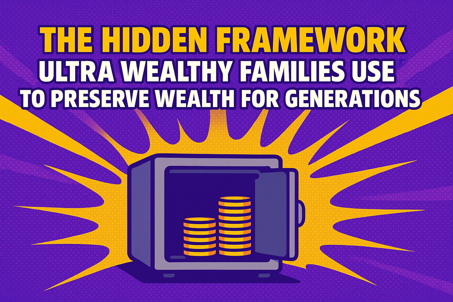 The Hidden Framework Ultra Wealthy Families Use to Preserve Wealth for Generations