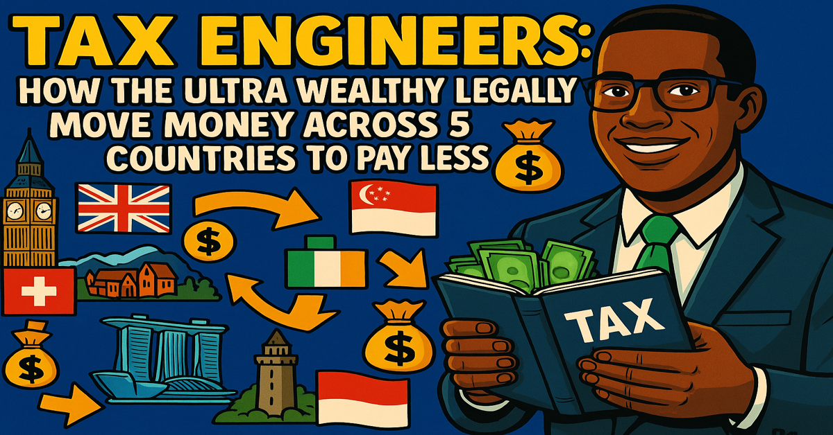 The Secret World of Tax Engineers: How the Ultra Wealthy Legally Move Money Across 5 Countries to Pay Less Tax