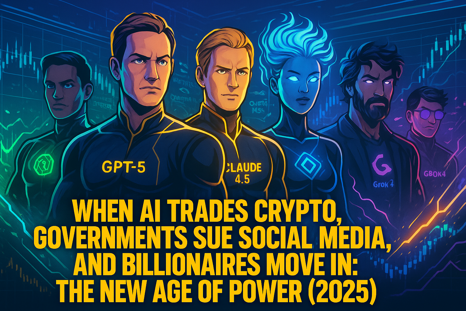 When AI Trades Crypto, Governments Sue Social Media, and Billionaires Move In: The New Age of Power