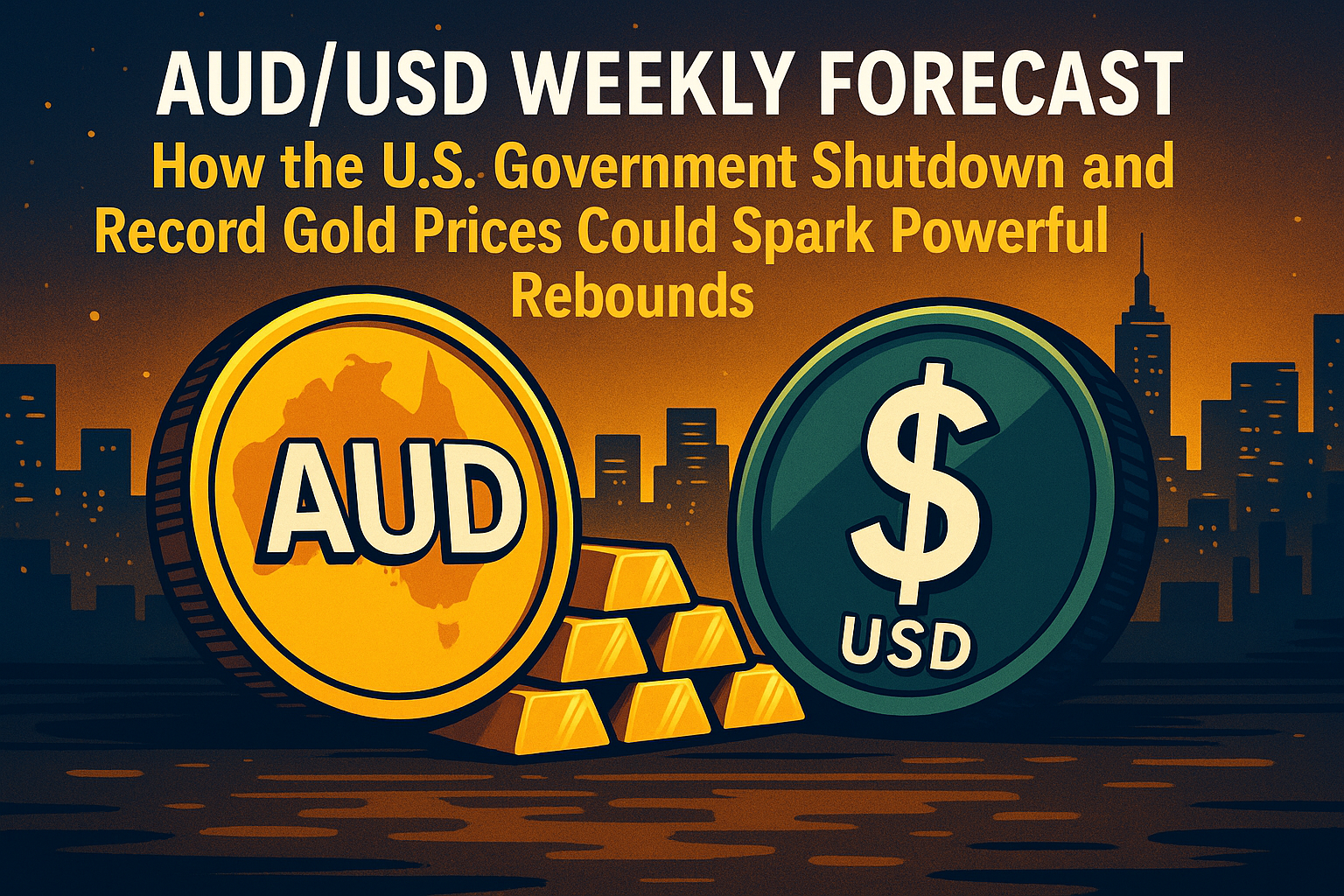AUD/USD Weekly Forecast: Government Shutdown, Record Gold, and the Perfect Storm for Rebounds