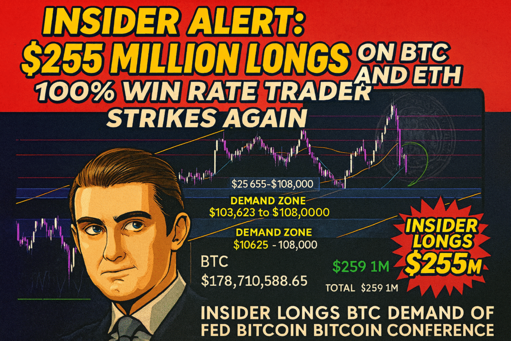 this is an image of a $255 Million Bitcoin Whale