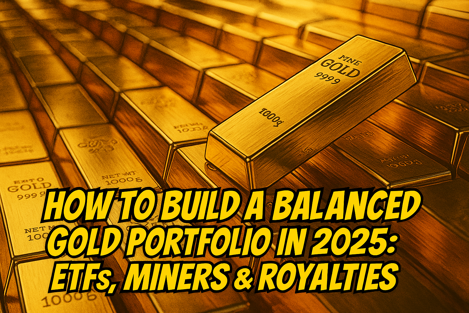 How to Build a Balanced Gold Portfolio in 2025: ETFs, Miners & Royalties